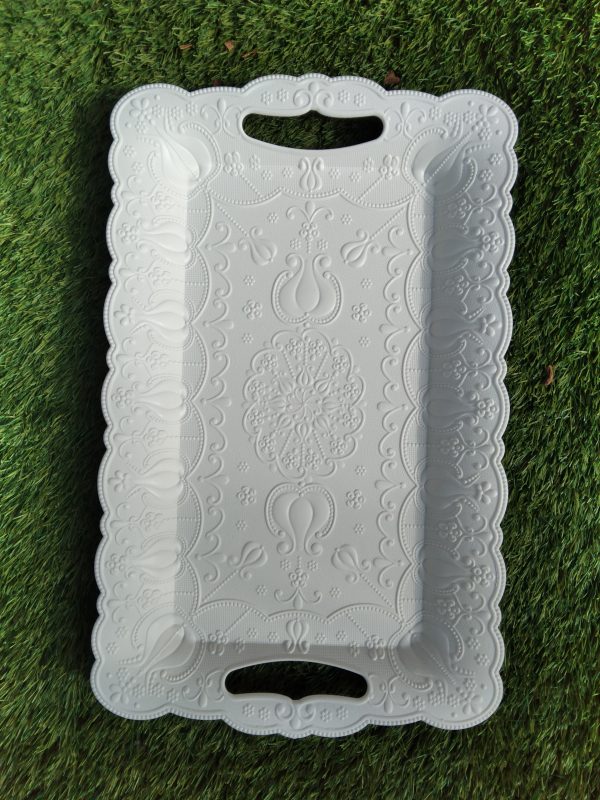 BANDEJA RECTANGULAR C/ASAS