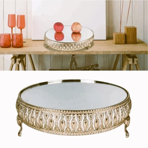 ALZADOR & EXHIBIDOR DECO CANDY BAR DE VIDRIO Y METAL