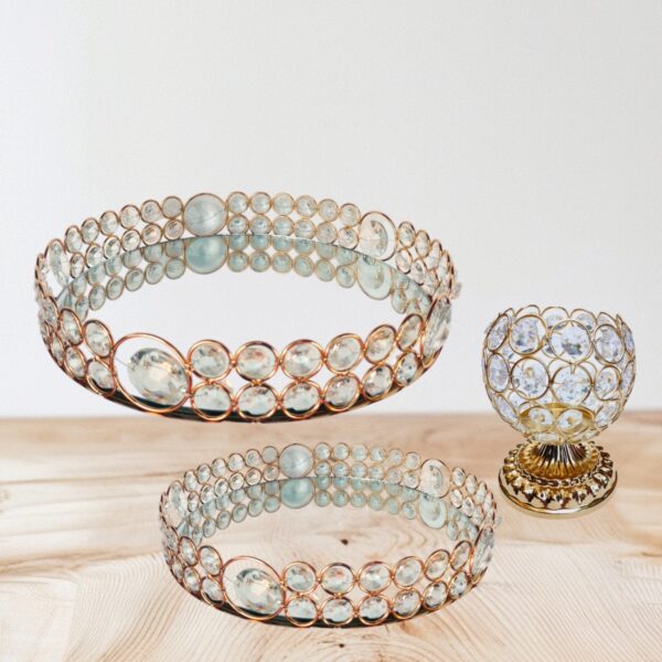 SET 3 PIEZAS DECO CANDY BAR (BANDEJAS & ADORNO)