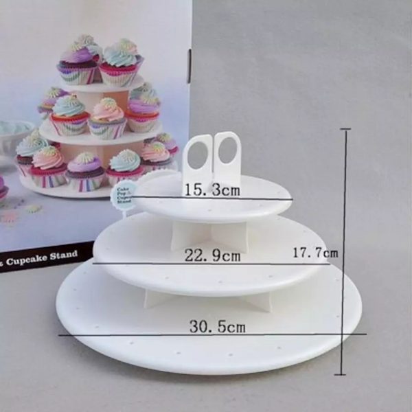 STAND PORTA CAKE POP & PORTA CUPCAKE 2 EN 1 - Imagen 3