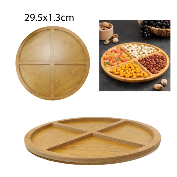 BANDEJA PARA PICOTEO CON TAPA TRANSPARENTE - Imagen 2